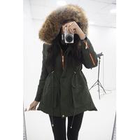 Jennia faux fur hooded parka coat