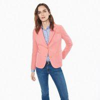 jersey piqu stretch blazer shell pink