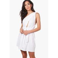 Jersey Multiway beach Dress - white