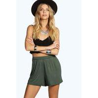 jersey flippy shorts khaki