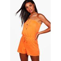 Jersey Beach Playsuit - orange