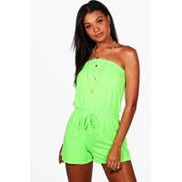 jersey beach playsuit lime