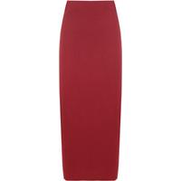 Jeana Plain Maxi Skirt - Wine