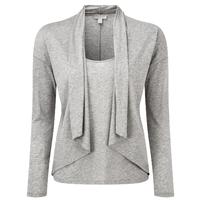Jersey Double Layer Top (Grey Marl  / 18)