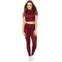 Jensen Turtleneck Loungewear Set - Wine