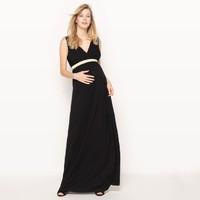 Jersey Maternity Maxi Dress