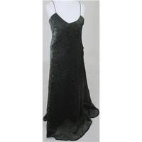 jeff gallama size s black evening gown