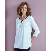 Jersey Tunic With Contrast Trim