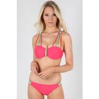 Jessica Multi Color Straps Plain Lingerie Set