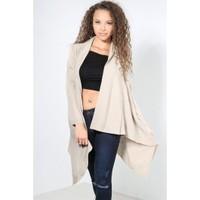 Jessica Long Sleeves Waterfall Knitted Cardigan