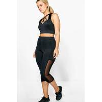 jenni mesh insert running legging black