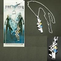 Jewelry Inspired by Final Fantasy Lightning Anime/ Video Games Cosplay Accessories Necklace Silver Alloy Male / Female