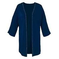 jersey kimono with diamante trim