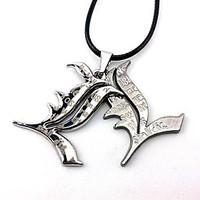 Jewelry Inspired by Death Note Cosplay Anime Cosplay Accessories Necklace Silver Alloy Male