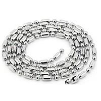 Jewelry Choker Necklaces / Chain Necklaces Wedding / Party / Daily / Casual Titanium Steel Women Silver Wedding Gifts