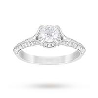 Jenny Packham Brilliant Cut 0.85 Carat Total Weight Solitaire Diamond Ring in 18 Carat White Gold - Ring Size N
