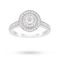 jenny packham brilliant cut 120 carat total weight double halo diamond ...