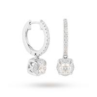 Jenny Packham 18ct White Gold 0.56 Carat Total Weight Brilliant Cut Diamond Earrings