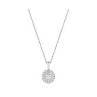 Jenny Packham 18ct White Gold 0.35 Carat Total Weight Brilliant Cut Double Halo Diamond Necklace