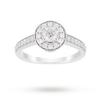 jenny packham brilliant cut 085 carat total weight halo diamond ring i ...