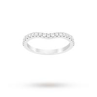 Jenny Packham Brilliant Cut 0.23 Carat Total Weight Contour Eternity Ring in Platinum