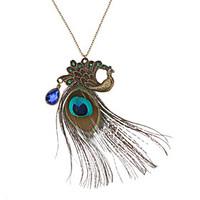 Jewelry Pendant Necklaces / Vintage Necklaces Daily Copper / Rhinestone Women Coppery Wedding Gifts