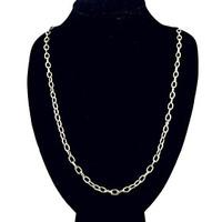 Jewelry Chain Necklaces Party / Daily / Casual Stainless Steel Women / Men Silver Wedding Gifts