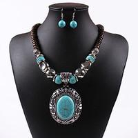 jewelry set vintage chrome wings feather green 1 necklace 1 pair of ea ...