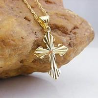 Jewelry Pendant Necklaces Wedding / Party / Daily / Casual / Sports Gold Plated Women Gold Wedding Gifts