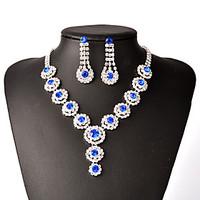 Jewelry-Set Include(Women Necklace/Earrings)Silver Plated TasselsOccasion Wedding Gifts