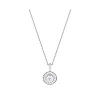 Jenny Packham 18ct White Gold 0.23 Carat Total Weight Brilliant Cut Halo Diamond Necklace