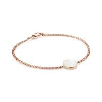 Jersey Pearl Ladies Dune Rose Gold Plated Mother Of Pearl Bracelet DUB-RG