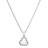 jersey pearl ladies marette freshwater pearl and white topaz pendant m ...