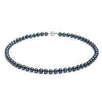 Jersey Pearl Silver Peacock FWP 18inch Necklace S48S18