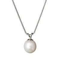 Jersey Pearl Ladies 9ct White Gold Freshwater Pearl Pendant N8WHITEGOLD