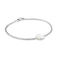 Jersey Pearl Ladies Dune Silver Mother Of Pearl Bracelet DUB-SS