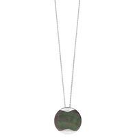 Jersey Pearl Ladies Dune Large Grey Mother Of Pearl Pendant DUP2-TH