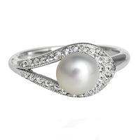 jersey pearl twenties silver freshwater pearl topaz ring tr1 o