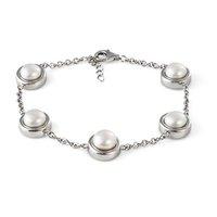 Jersey Pearl White Pearl Bracelet