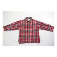 J.F.B 18-24 Months Red and Blue Checked Shirt