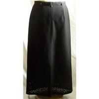 jfw size 14 black long skirt