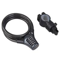 JG PRO STAR Bike Lock with Self Coiling Cable Resettable Combination Keyless Bicycle Cable Lock