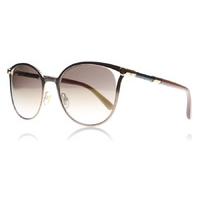 jimmy choo neiza sunglasses gold brown copper j6q