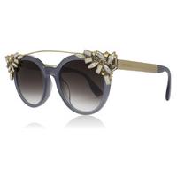 jimmy choo vivys sunglasses opal grey gold pr7 51mm