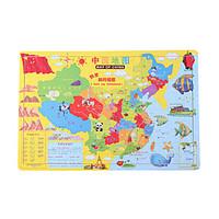 Jigsaw Puzzles Wooden Puzzles Logic Puzzle Toys Building Blocks DIY Toys Square Wood Leisure Hobby