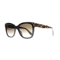 jimmy choo bebis pue black brown