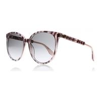 Jimmy Choo Reece/S LX9 Striped Glitter Red