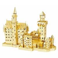 Jigsaw Puzzles 3D Puzzles / Metal Puzzles Building Blocks DIY Toys Castle Metal Gold / Silver Model Building Toy