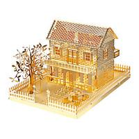 Jigsaw Puzzles 3D Puzzles Building Blocks DIY Toys 1 Metal Gold Model Building Toy