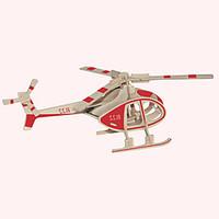 Jigsaw Puzzles Wooden Puzzles Building Blocks DIY Toys Robinson Helicopter 1 Wood Ivory Model Building Toy
